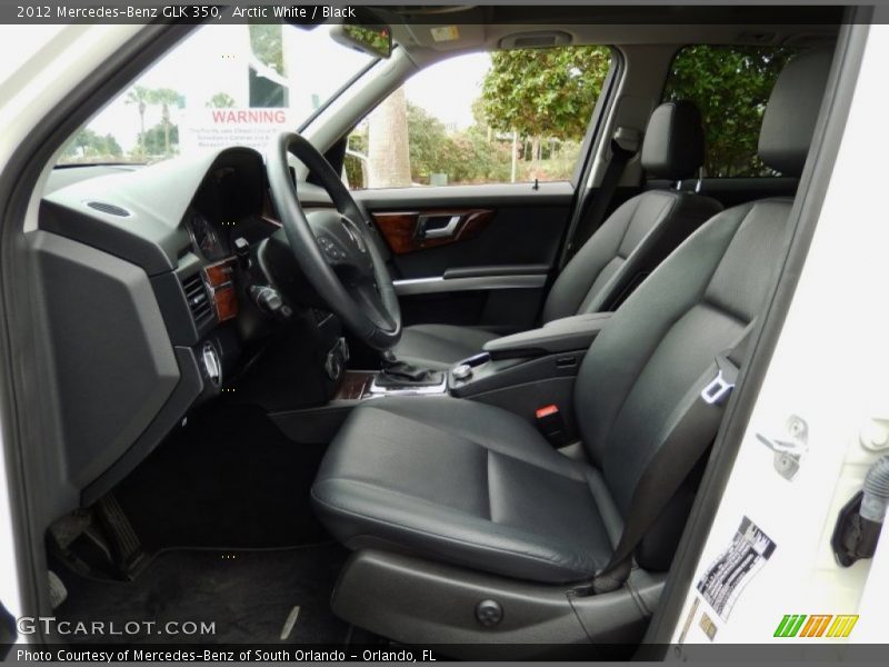 Arctic White / Black 2012 Mercedes-Benz GLK 350