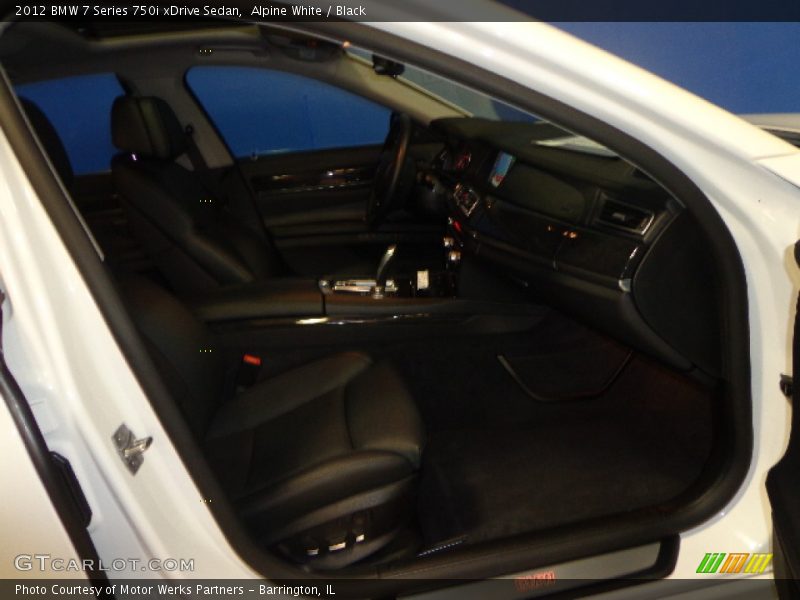 Alpine White / Black 2012 BMW 7 Series 750i xDrive Sedan