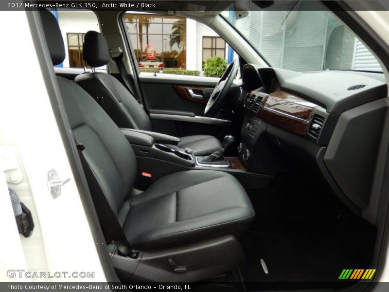 Arctic White / Black 2012 Mercedes-Benz GLK 350