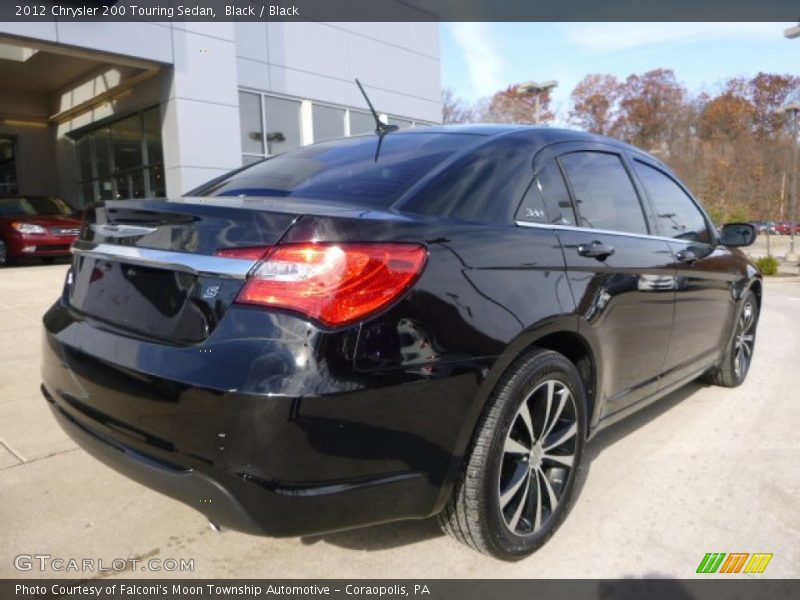 Black / Black 2012 Chrysler 200 Touring Sedan