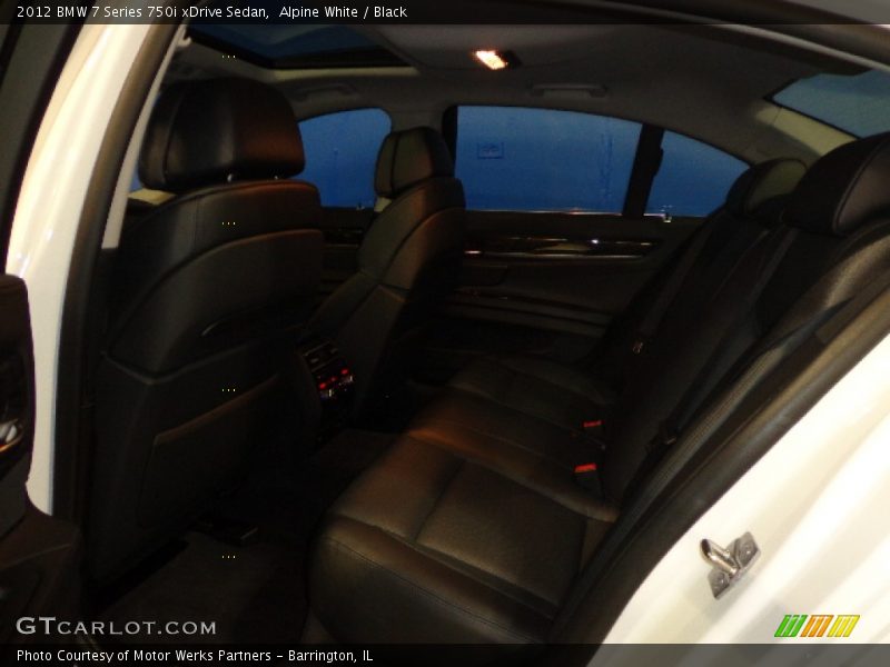 Alpine White / Black 2012 BMW 7 Series 750i xDrive Sedan
