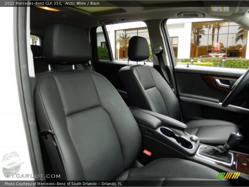 Arctic White / Black 2012 Mercedes-Benz GLK 350