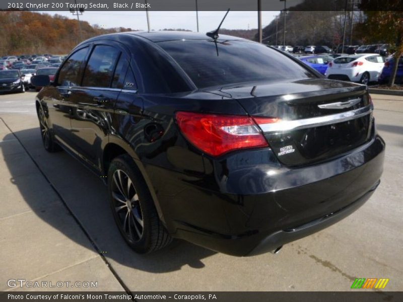 Black / Black 2012 Chrysler 200 Touring Sedan