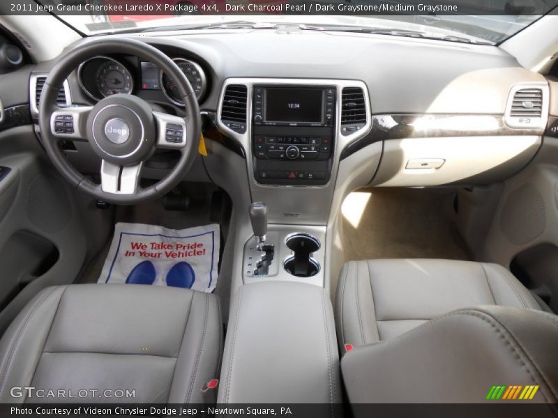 Dark Charcoal Pearl / Dark Graystone/Medium Graystone 2011 Jeep Grand Cherokee Laredo X Package 4x4