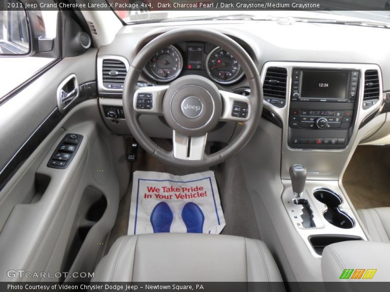 Dark Charcoal Pearl / Dark Graystone/Medium Graystone 2011 Jeep Grand Cherokee Laredo X Package 4x4