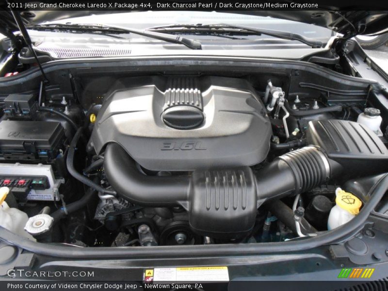 Dark Charcoal Pearl / Dark Graystone/Medium Graystone 2011 Jeep Grand Cherokee Laredo X Package 4x4