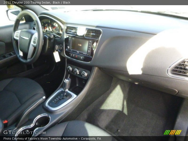 Black / Black 2012 Chrysler 200 Touring Sedan