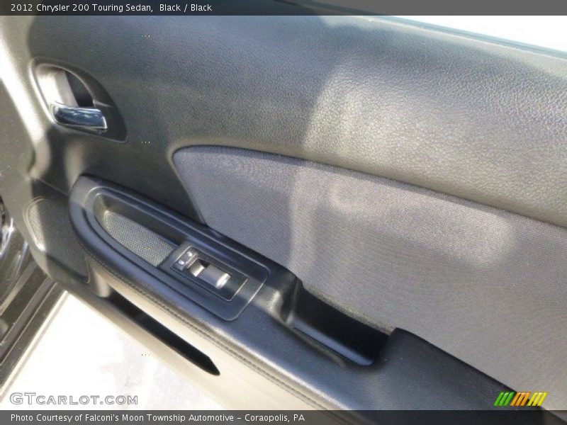 Black / Black 2012 Chrysler 200 Touring Sedan