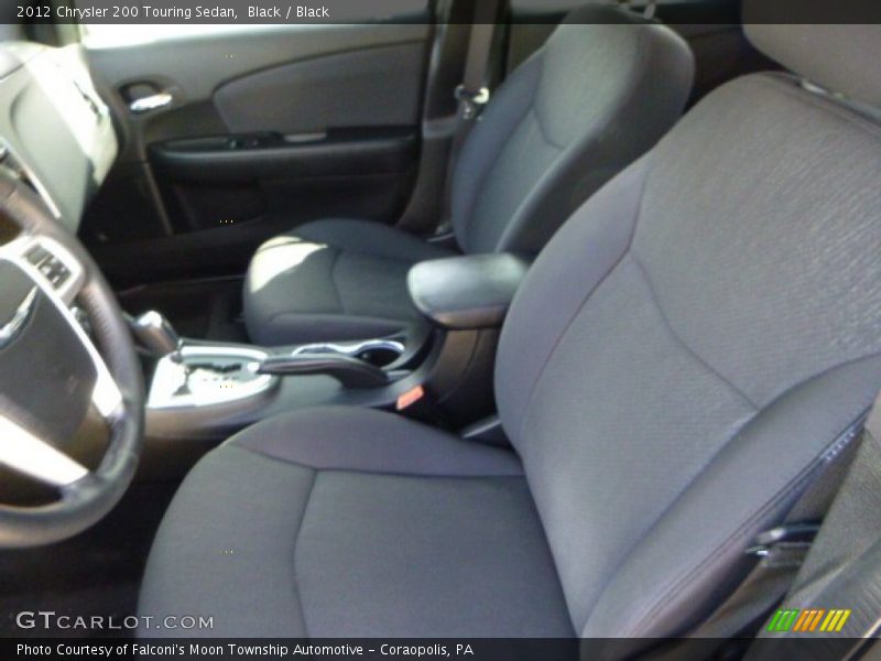 Black / Black 2012 Chrysler 200 Touring Sedan