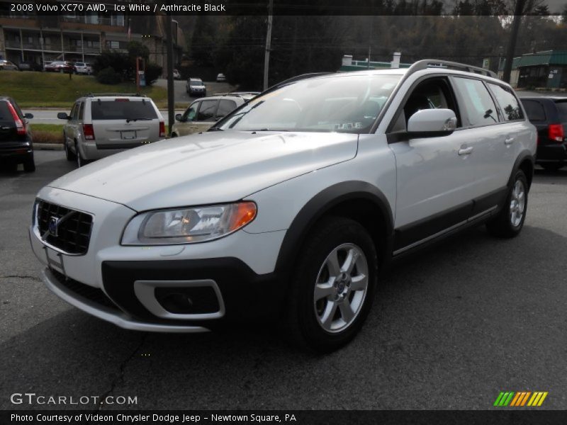 Ice White / Anthracite Black 2008 Volvo XC70 AWD