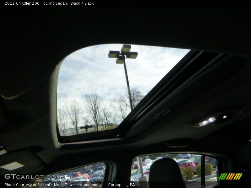 Black / Black 2012 Chrysler 200 Touring Sedan