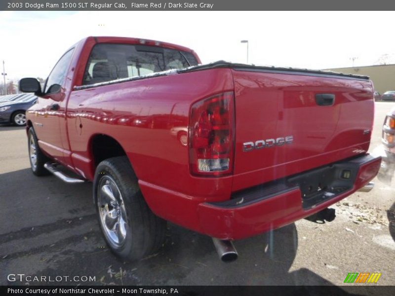 Flame Red / Dark Slate Gray 2003 Dodge Ram 1500 SLT Regular Cab