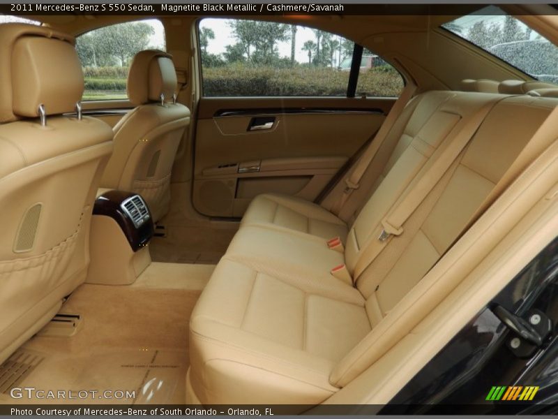Magnetite Black Metallic / Cashmere/Savanah 2011 Mercedes-Benz S 550 Sedan