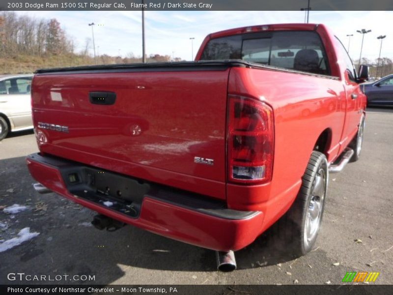 Flame Red / Dark Slate Gray 2003 Dodge Ram 1500 SLT Regular Cab