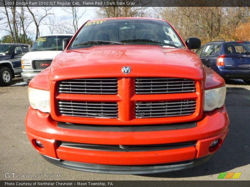 Flame Red / Dark Slate Gray 2003 Dodge Ram 1500 SLT Regular Cab
