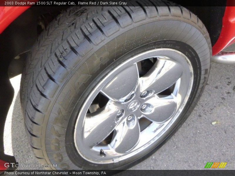 Flame Red / Dark Slate Gray 2003 Dodge Ram 1500 SLT Regular Cab