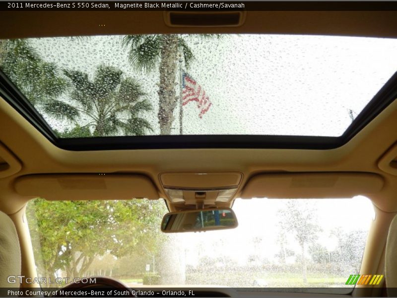 Magnetite Black Metallic / Cashmere/Savanah 2011 Mercedes-Benz S 550 Sedan