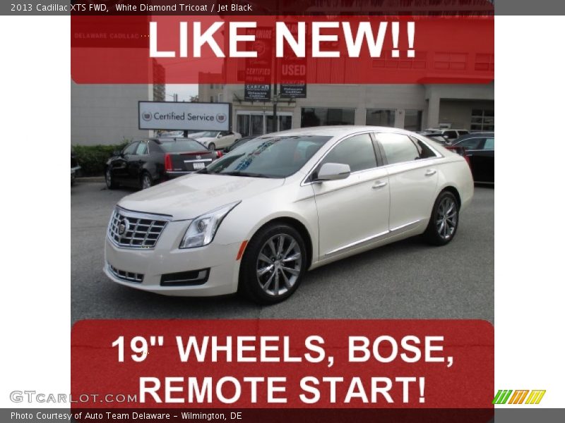 White Diamond Tricoat / Jet Black 2013 Cadillac XTS FWD