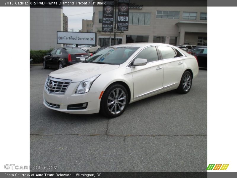 White Diamond Tricoat / Jet Black 2013 Cadillac XTS FWD