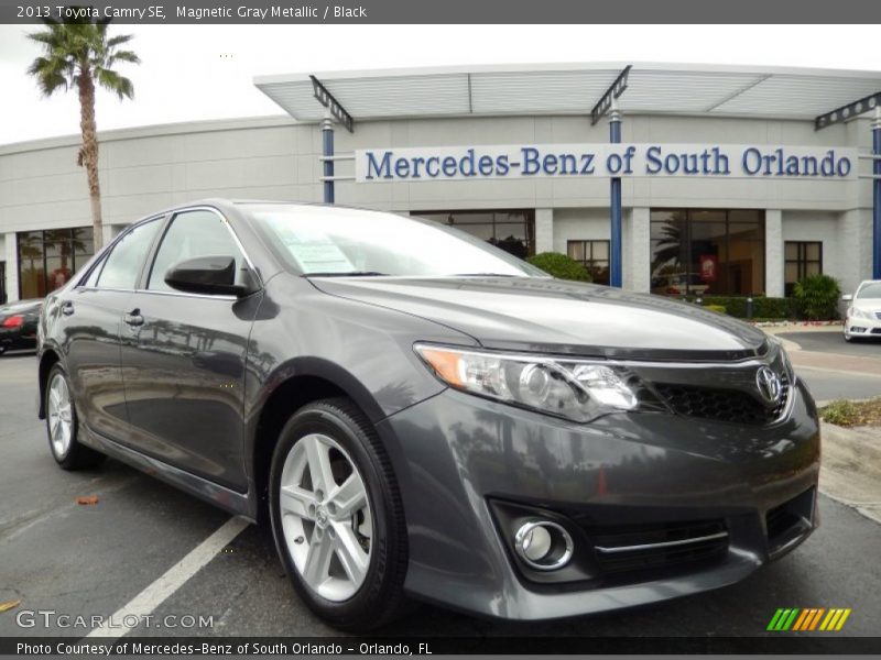 Magnetic Gray Metallic / Black 2013 Toyota Camry SE