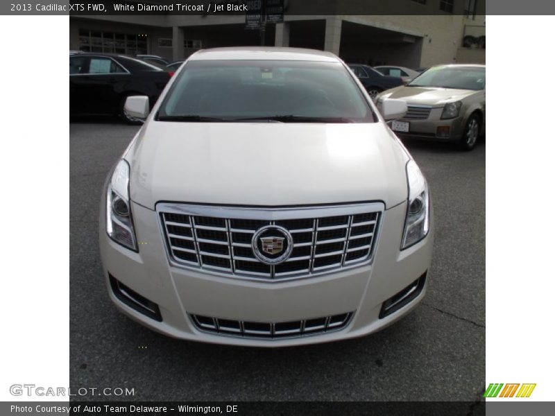 White Diamond Tricoat / Jet Black 2013 Cadillac XTS FWD