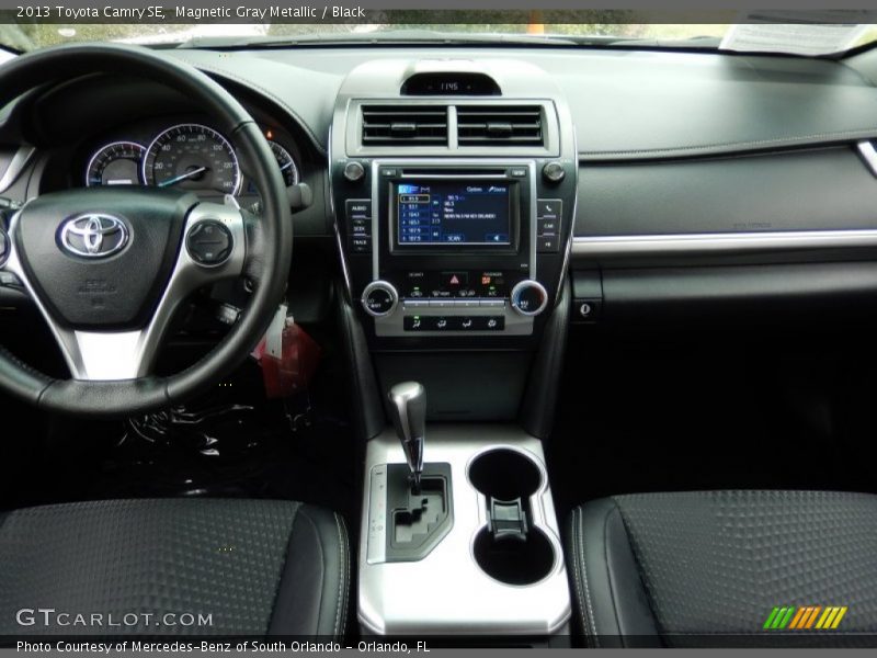 Magnetic Gray Metallic / Black 2013 Toyota Camry SE
