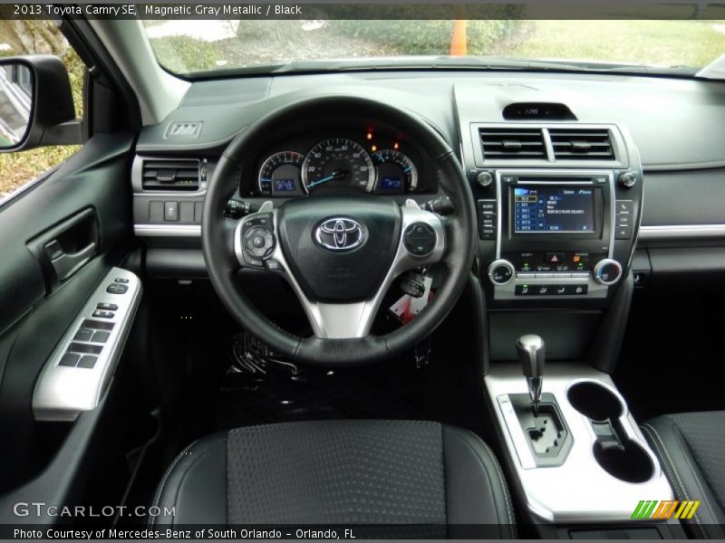 Magnetic Gray Metallic / Black 2013 Toyota Camry SE