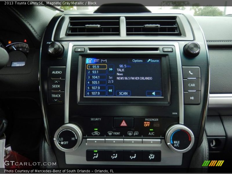 Magnetic Gray Metallic / Black 2013 Toyota Camry SE