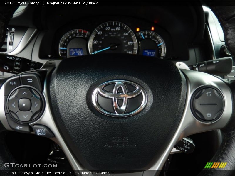 Magnetic Gray Metallic / Black 2013 Toyota Camry SE
