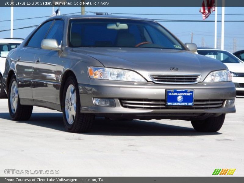 Burnished Gold Metallic / Ivory 2000 Lexus ES 300 Sedan