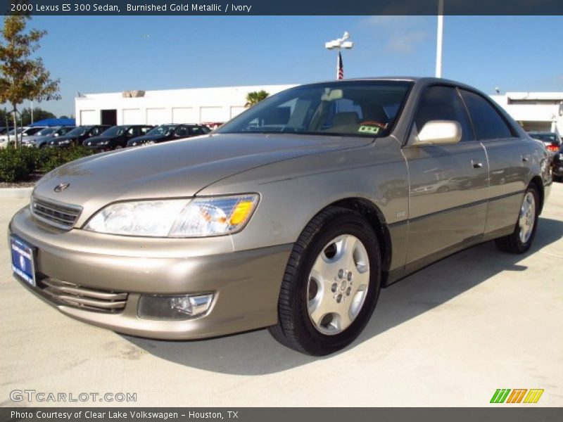 Burnished Gold Metallic / Ivory 2000 Lexus ES 300 Sedan