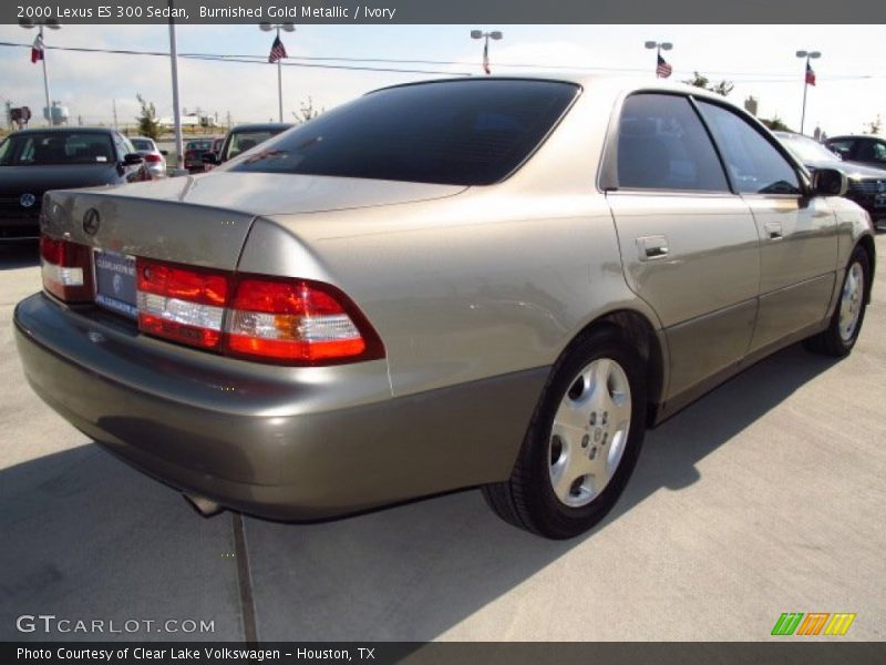 Burnished Gold Metallic / Ivory 2000 Lexus ES 300 Sedan