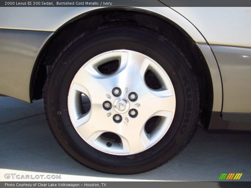 Burnished Gold Metallic / Ivory 2000 Lexus ES 300 Sedan