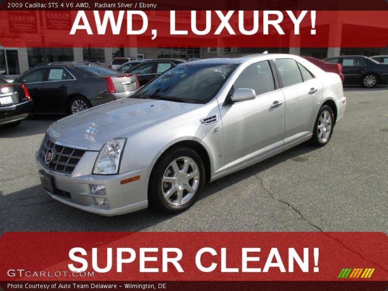 Radiant Silver / Ebony 2009 Cadillac STS 4 V6 AWD