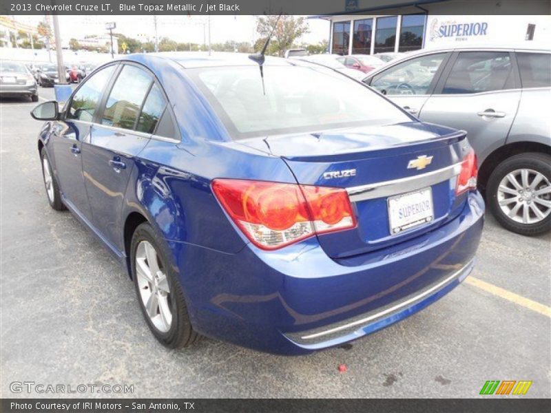 Blue Topaz Metallic / Jet Black 2013 Chevrolet Cruze LT