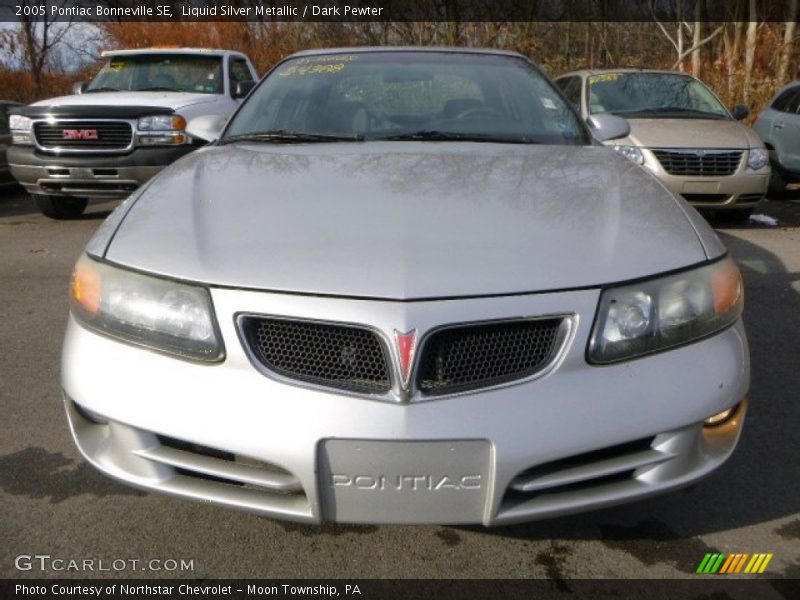 Liquid Silver Metallic / Dark Pewter 2005 Pontiac Bonneville SE