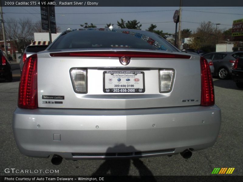 Radiant Silver / Ebony 2009 Cadillac STS 4 V6 AWD
