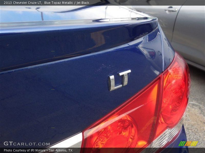 Blue Topaz Metallic / Jet Black 2013 Chevrolet Cruze LT