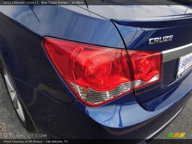 Blue Topaz Metallic / Jet Black 2013 Chevrolet Cruze LT