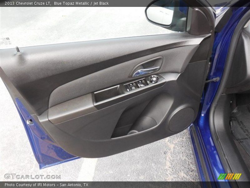 Blue Topaz Metallic / Jet Black 2013 Chevrolet Cruze LT