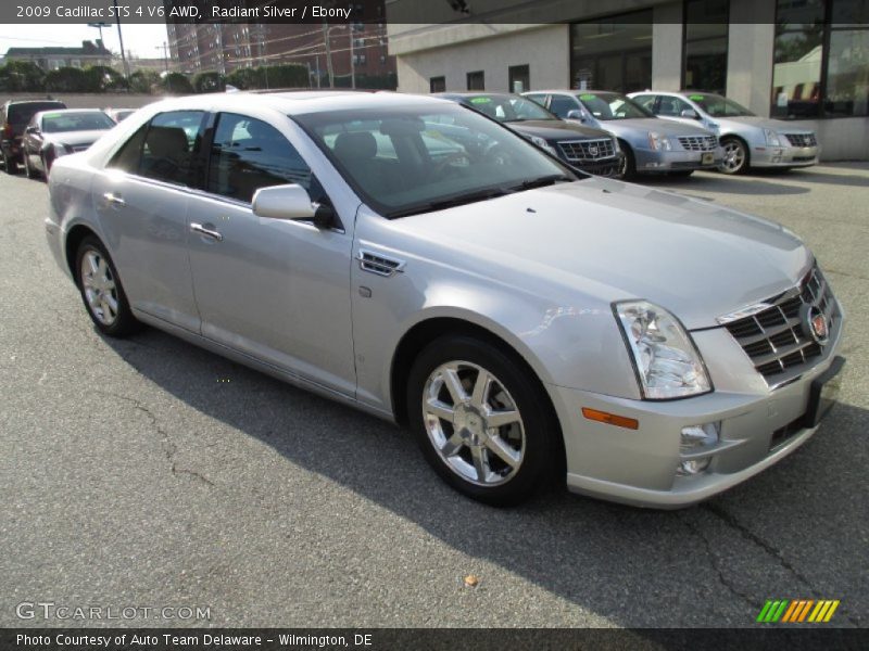 Radiant Silver / Ebony 2009 Cadillac STS 4 V6 AWD