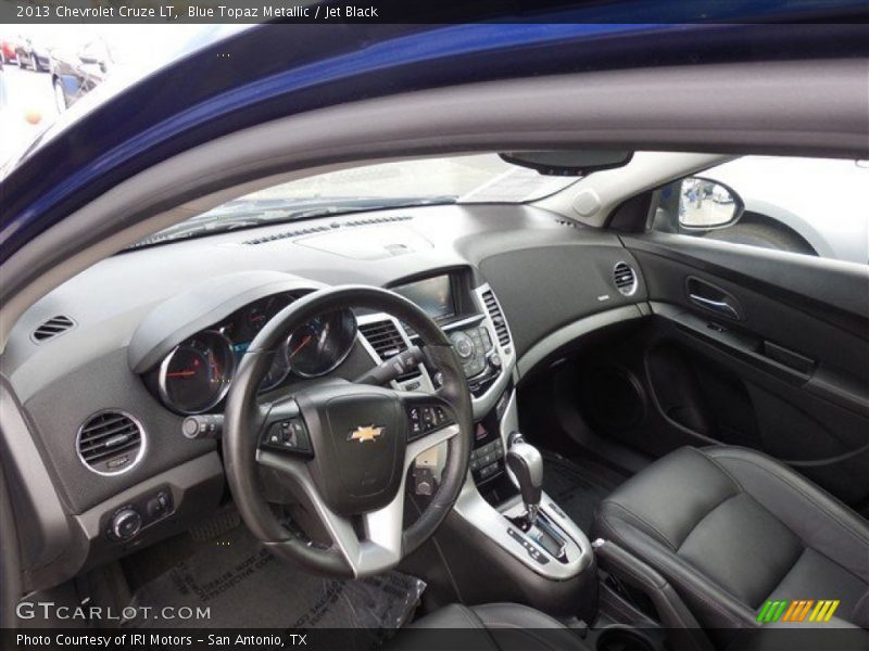 Blue Topaz Metallic / Jet Black 2013 Chevrolet Cruze LT