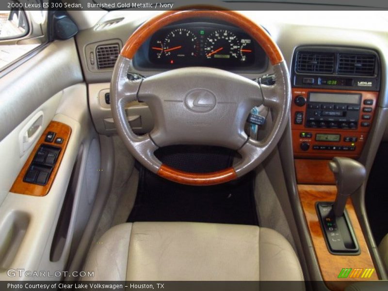 Burnished Gold Metallic / Ivory 2000 Lexus ES 300 Sedan
