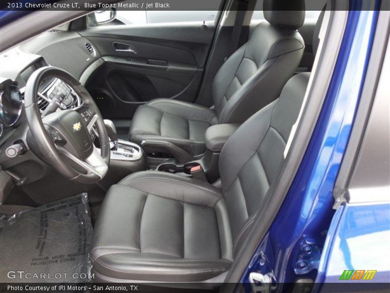 Blue Topaz Metallic / Jet Black 2013 Chevrolet Cruze LT