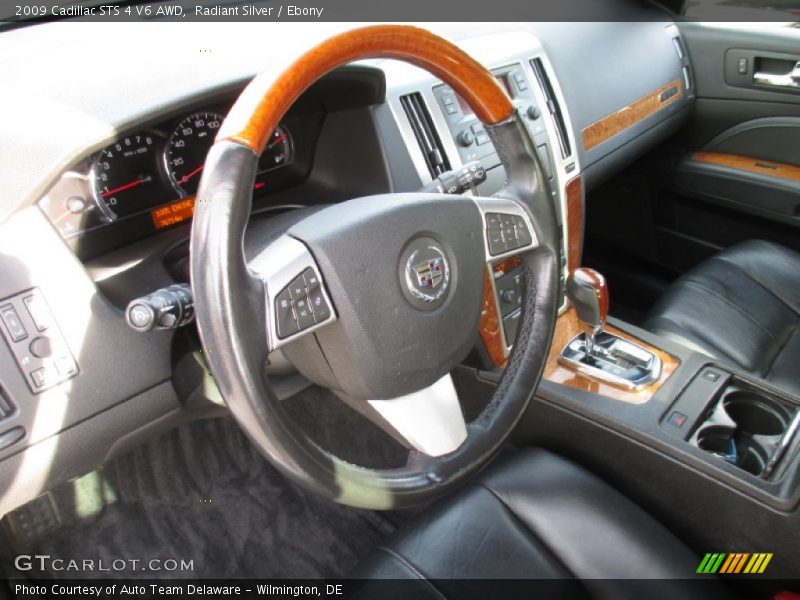 Radiant Silver / Ebony 2009 Cadillac STS 4 V6 AWD