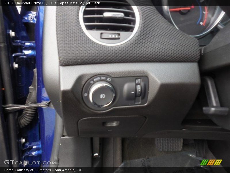 Blue Topaz Metallic / Jet Black 2013 Chevrolet Cruze LT