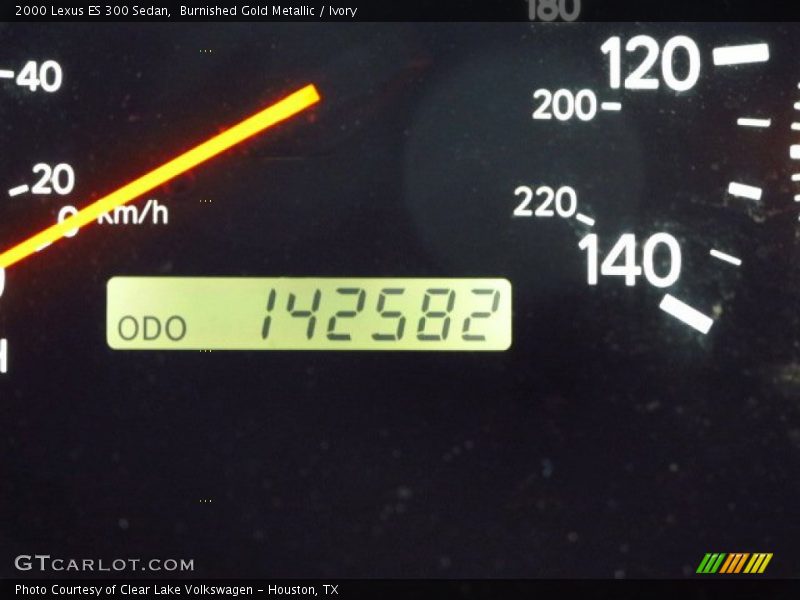 Burnished Gold Metallic / Ivory 2000 Lexus ES 300 Sedan