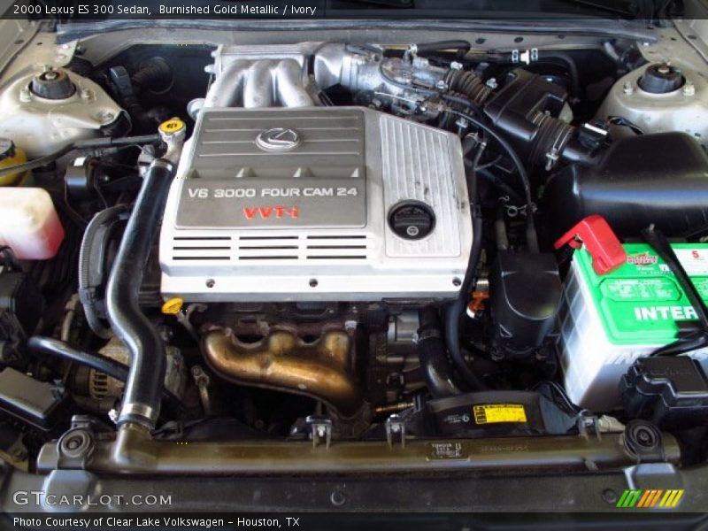 Burnished Gold Metallic / Ivory 2000 Lexus ES 300 Sedan