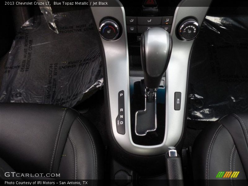 Blue Topaz Metallic / Jet Black 2013 Chevrolet Cruze LT