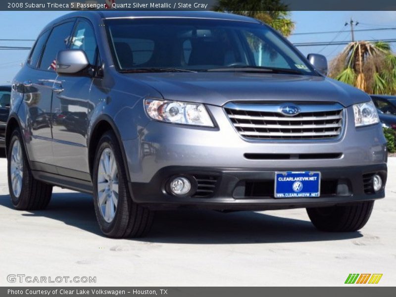 Quartz Silver Metallic / Slate Gray 2008 Subaru Tribeca 5 Passenger